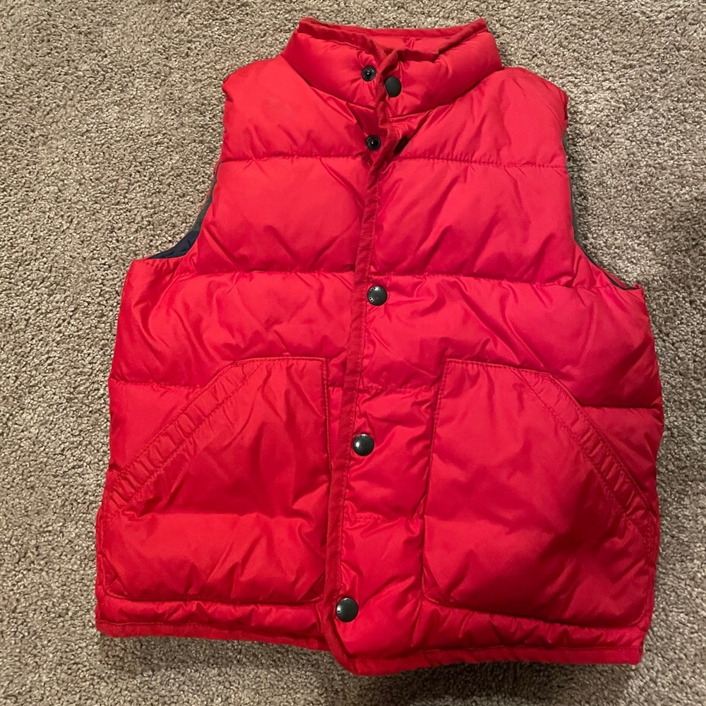 Boys vest red Gap brand